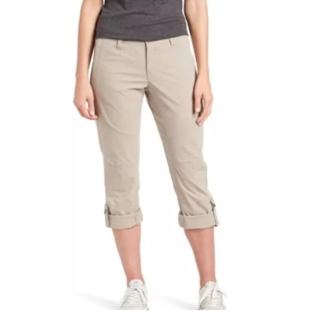 Kuhl Pants Womens 12 REG Beige 6279 Hiking Convertible Outdoor Spire Rollup